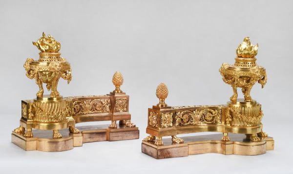 Paire de chenets