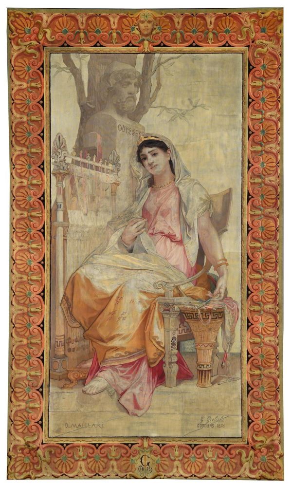 Tenture la Figuration symbolique
Pénélope à son métier