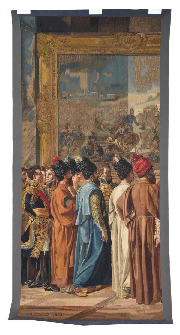 RECEPTION DE L' EMPEREUR
Napoléon et l’ambassadeur de Perse au château de Finkenstein (27 avril 1807)