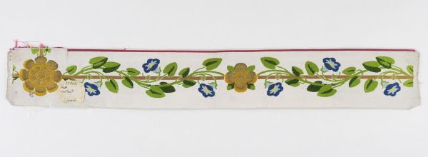 Bordure pour encadrement de panneaux destinés au cabinet de repos de l'Empereur Napoléon à Versailles
