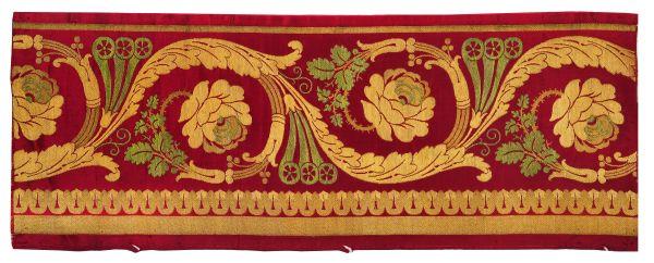 Bordure de tenture pour les petits appartements de l'Empereur et de l'Impératrice Marie-Louise à Versailles