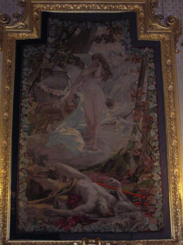 Salle des Fêtes du Sénat
Vénus pleurant Adonis