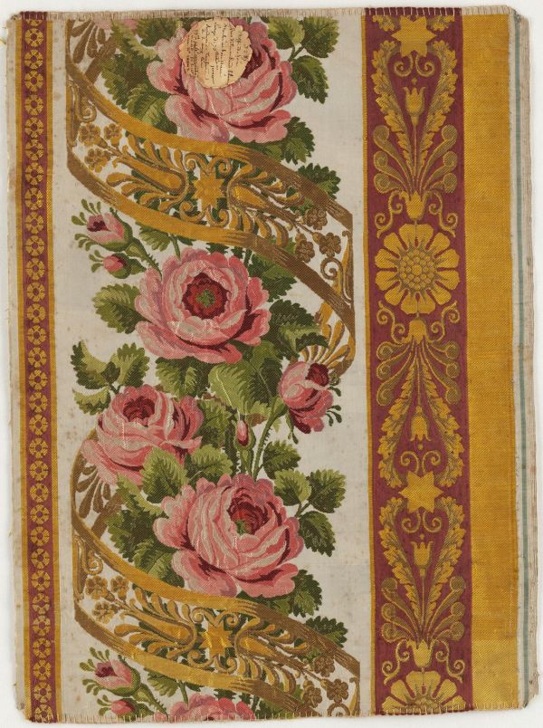 Bordure pour tenture du deuxième salon des Grands Appartements du Palais de Meudon