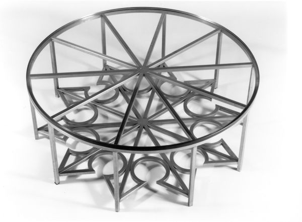 Table basse circulaire
