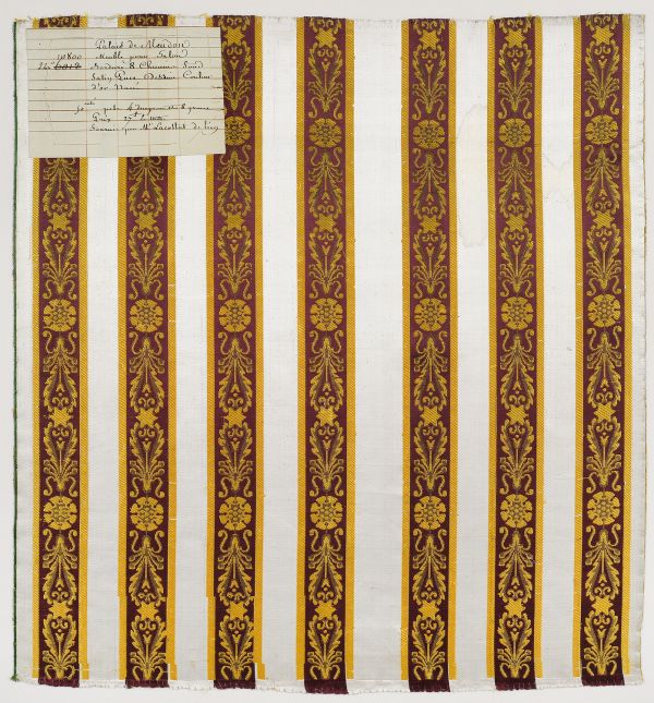 Bordure pour sièges destinés au Deuxième salon des Grands Appartements de Meudon