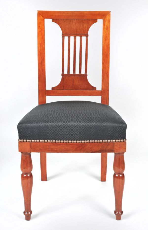 Chaise à dossier en grille (type n° 1A)