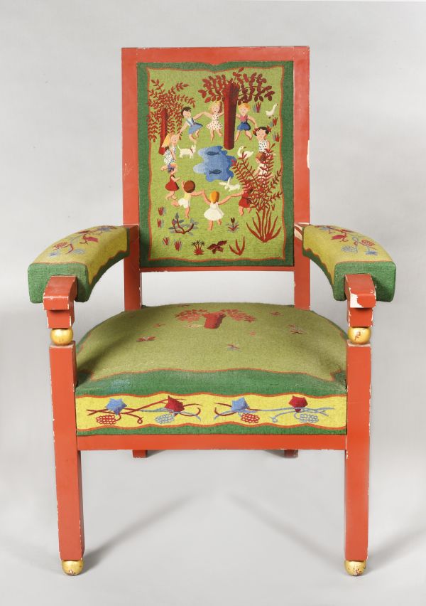 Fauteuil n° 4 La Ronde
Meuble n° 70 - Les Joies de la vie