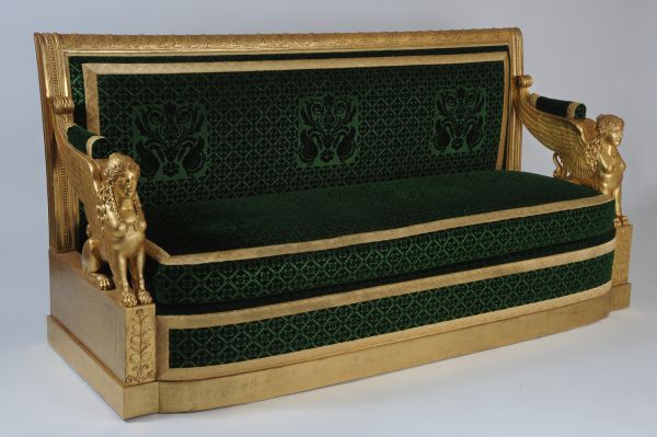 Canapé du grand salon de Joachim Murat au palais de l'Élysée