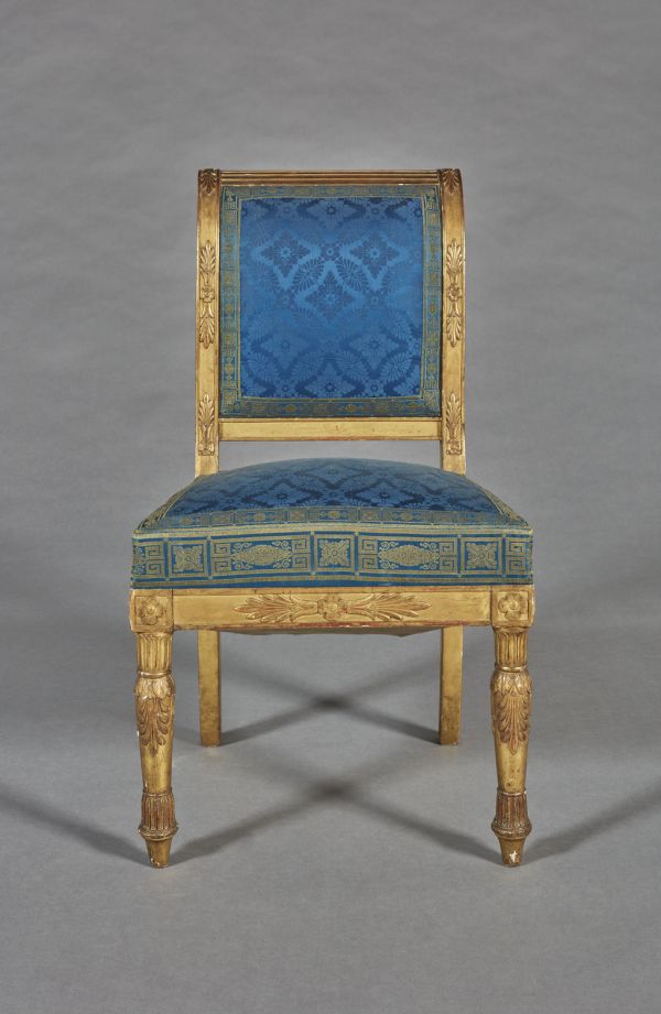 Chaise du salon de réception du duc d'Orléans au palais des Tuileries 