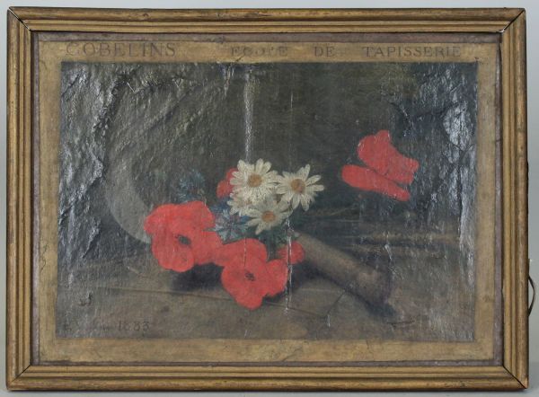 Fleurs des champs et faucille