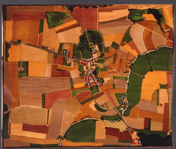 La campagne de France vue du ciel