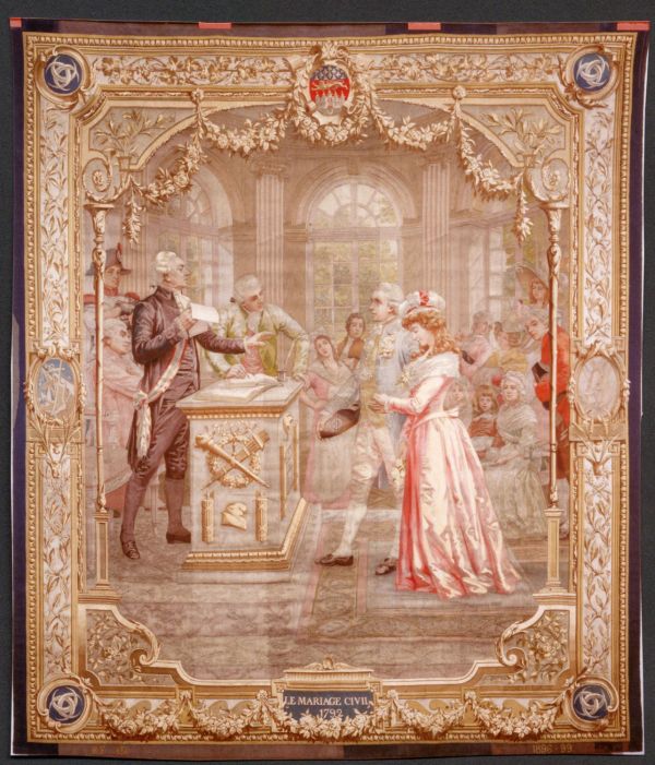 Hôtel de Ville de Bordeaux
Le mariage civil en 1792
