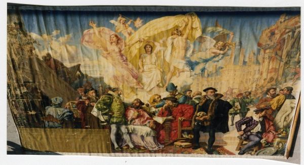 Tenture dite de la Chambre de Mazarin
Génie des Lettres, Sciences, Arts pendant la Renaissance