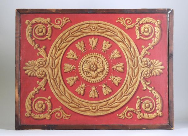 Modèle pour le fond d'un pliant (second meuble en tapisserie du grand cabinet de l'empereur aux Tuileries)