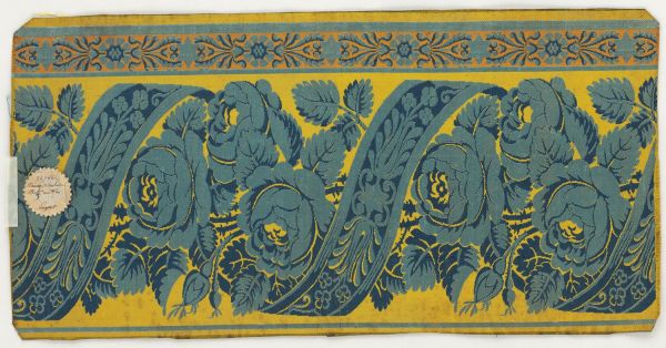 Bordure pour tenture, lits et rideaux pour des appartements de ministres ou grands officiers à Versailles