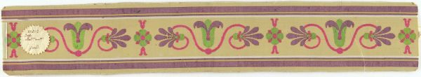 Bordure pour sièges destinés au cabinet de repos de l'Empereur Napoléon à Versailles