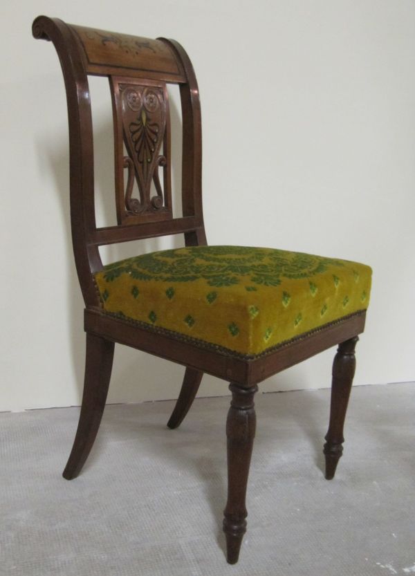 Chaise à palmette épaulée de rinceaux – Chaise de l'hôtel de Bonaparte ...