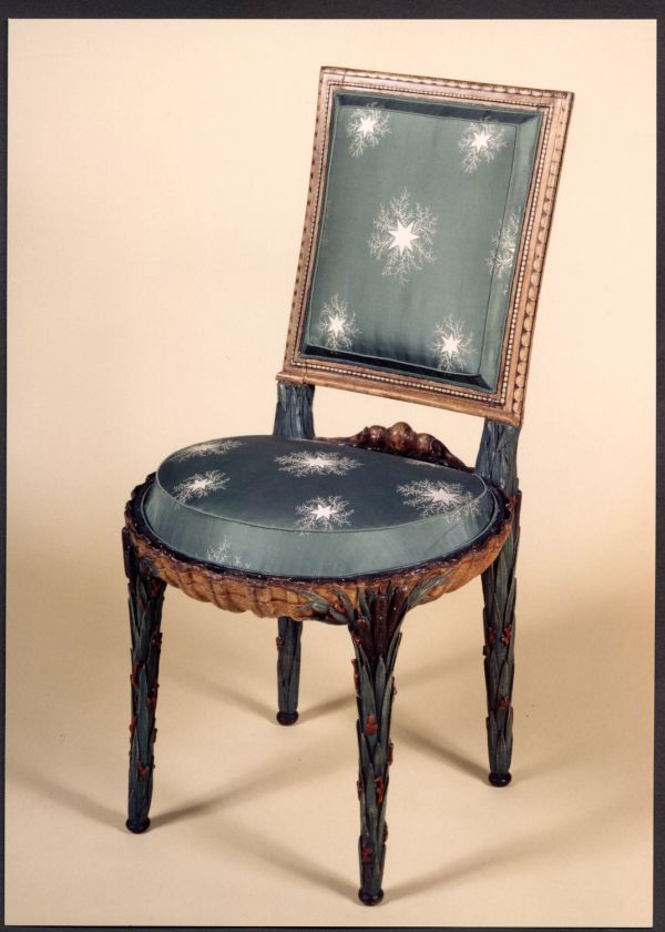 Chaise de la chaumière des coquillages de Rambouillet