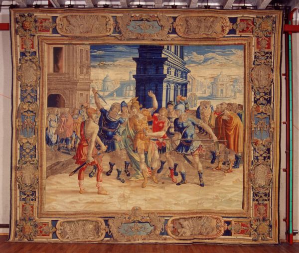Tapisserie de lice – Coriolan assassiné par Tullus Tenture de l ...