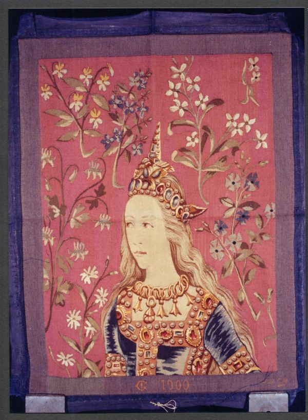 Étude d'élève
LA DAME A LA LICORNE